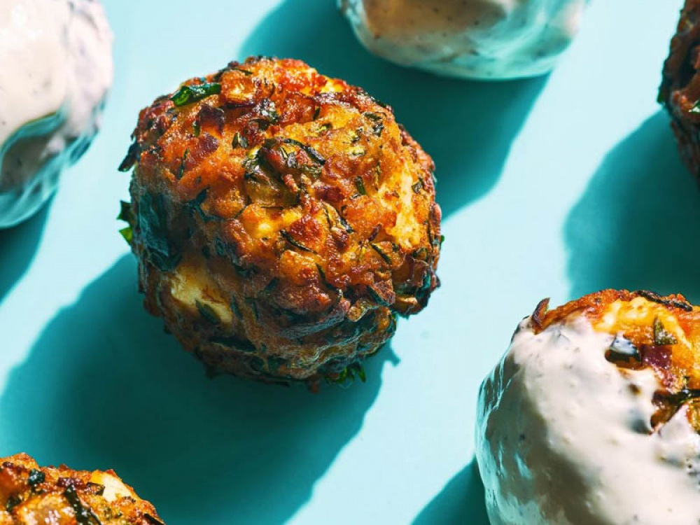 How to Make Courgette Fritters Living North